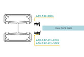 P40 glazing rubber